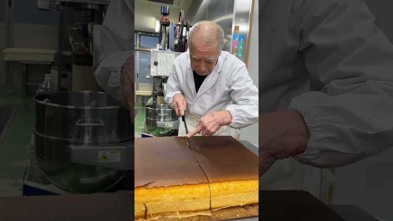 Traditional Castella Cake #たもグルメ #japanesefood