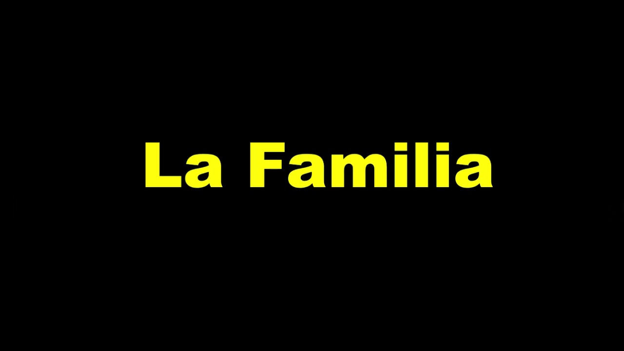 KARAOKE  -  LA FAMILI- Oración por la familia