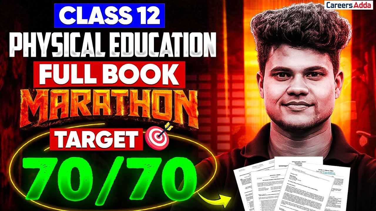 Class 12 Physical Education Marathon 🔥 Full Book Revision 🚨 Board Exam 2026