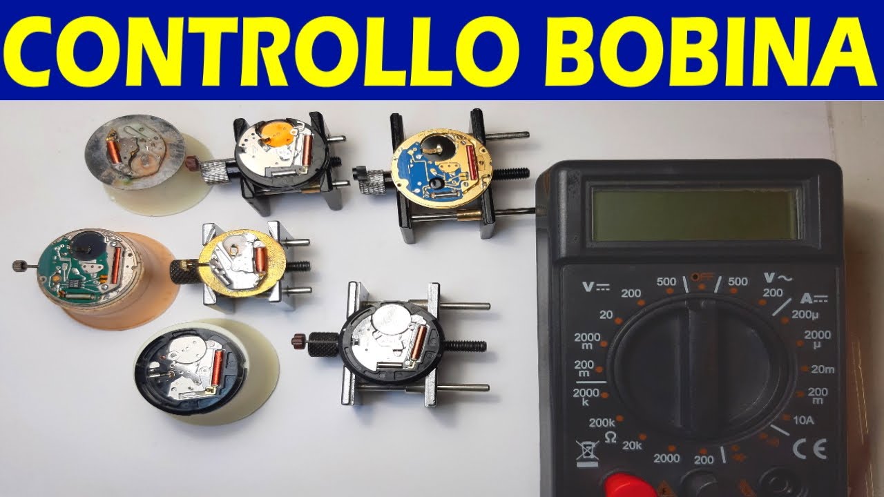 Come controllare la bobina nell'orologio al quarzo - Tutorial