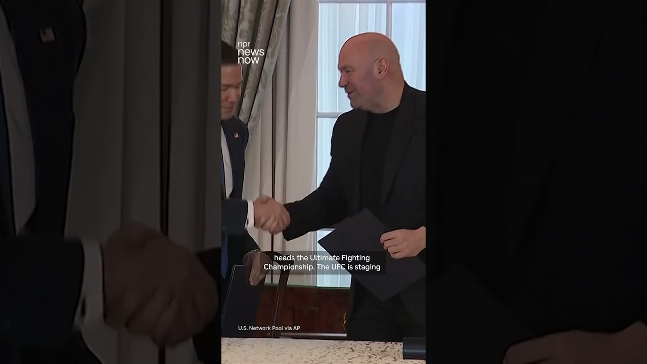 UFC cage fighting event comes to the White House South Lawn this weekend