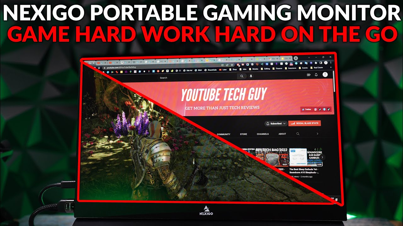 The Best Gaming on the Go - Nexigo Portable Gaming Monitor 2022