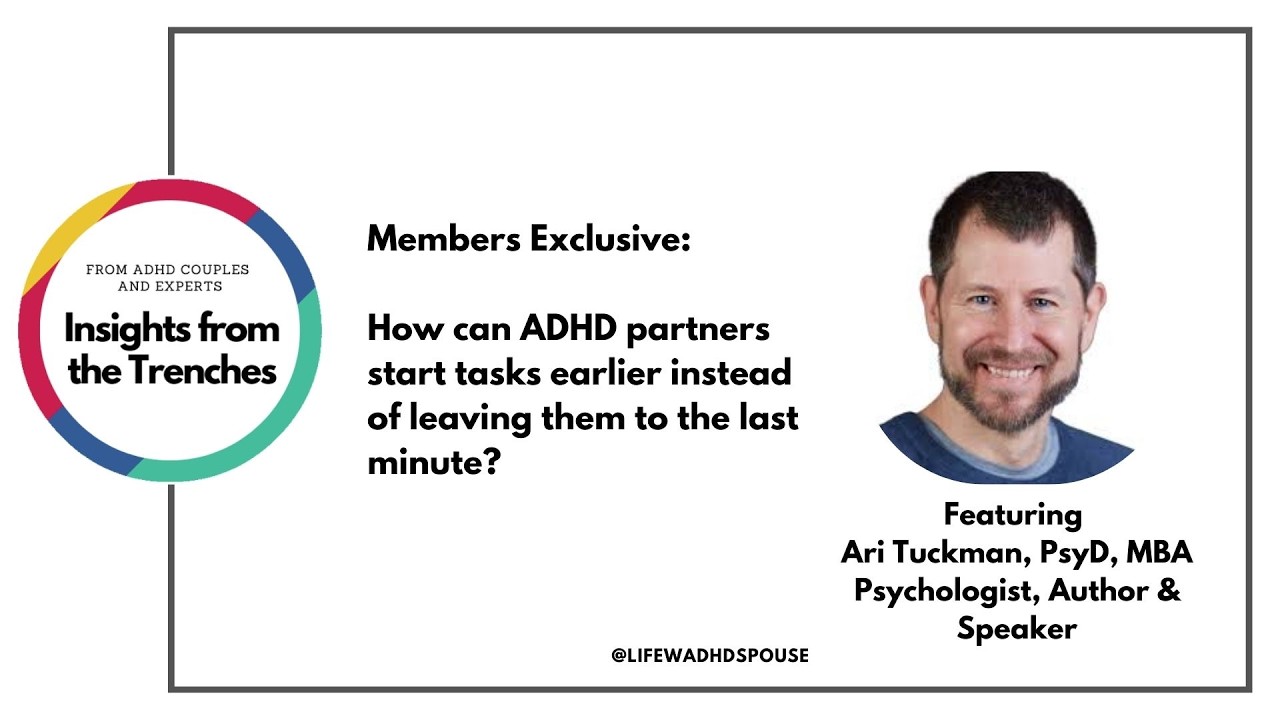 How to talk to your ADHD partner that get them to take action