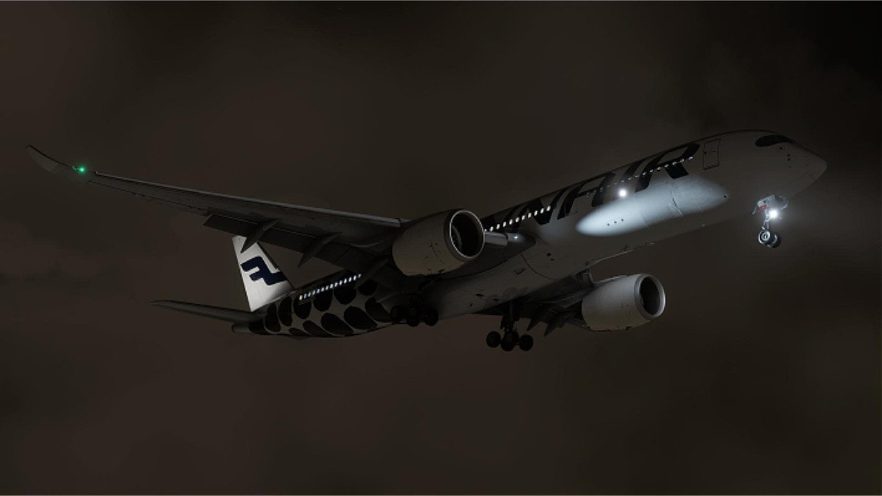 [MSFS 2024] {4k} FINNAIR A350-900 HELSINKI NIGHT LANDING ! CHASEPLANE AND ATMOS CORE RTX 5070 !