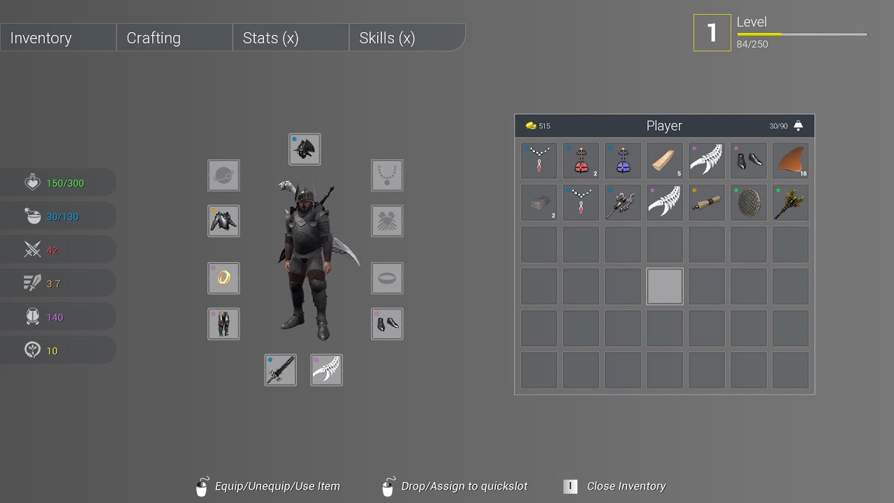 Учебник RPG 8.1 Создание слотов для снаряжения (Unreal Engine 5)