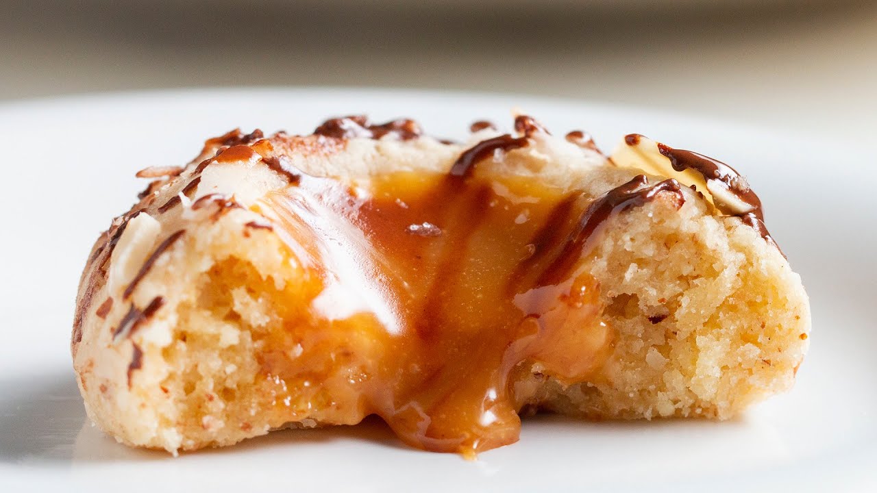 Salted Caramel Coconut Cookies