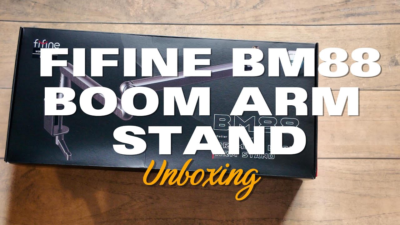 📦 FIFINE Boom Arm Stand Unboxing &ndash; Is THIS the Best Budget Mic Arm of 2025? 🎙️💥
