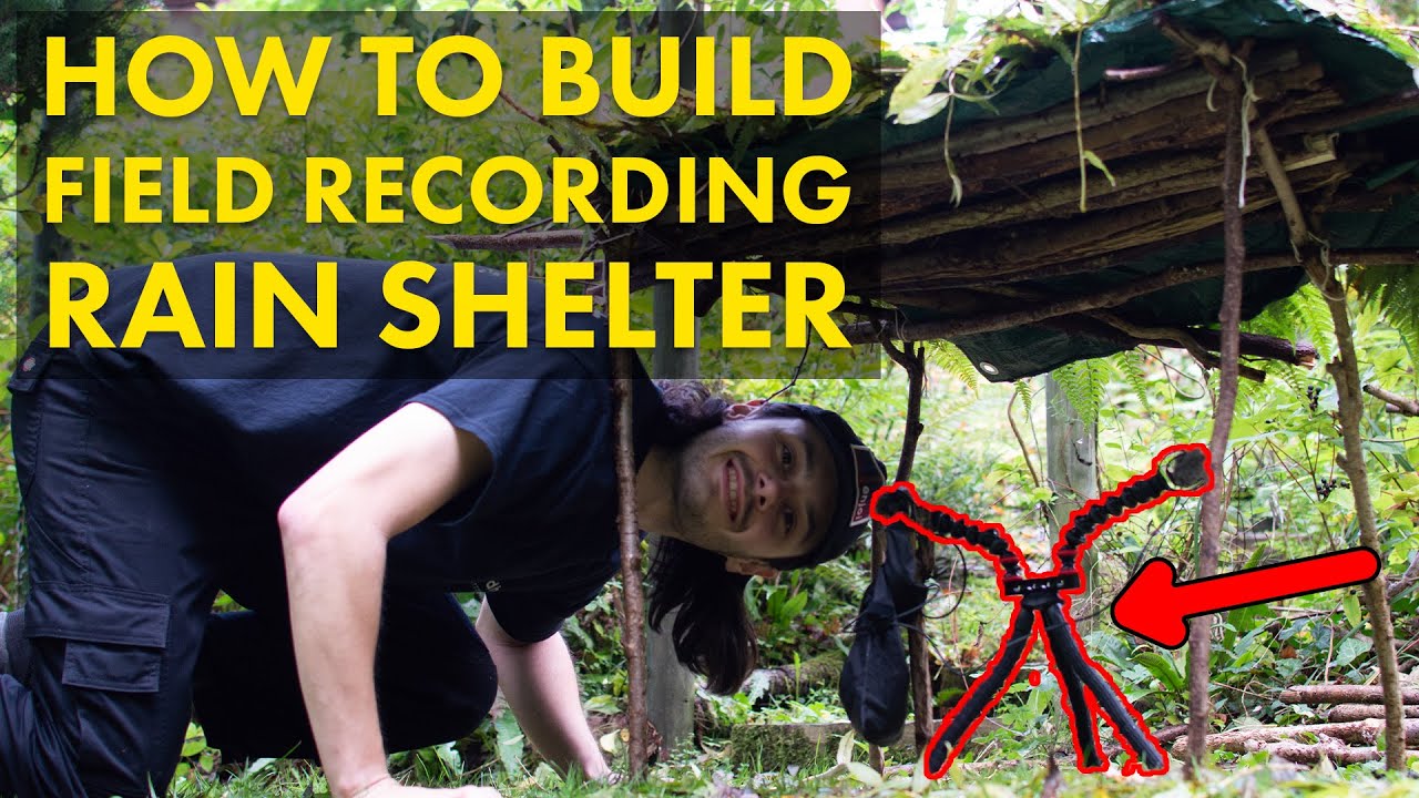 DIY Rain Shelter for Field Recording