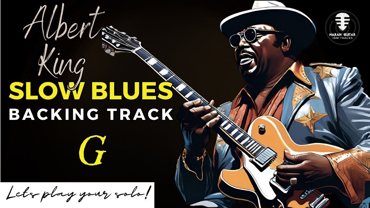 ALBERT KING'S Slow Blues backing track - Jam in G