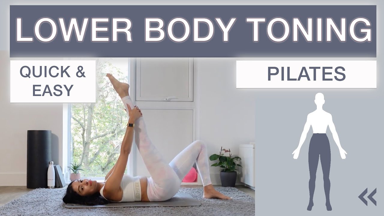 12 MIN | LOWER BODY PILATES WORKOUT | Tone Your Body From Home 🧘🏾&zwj;♀️