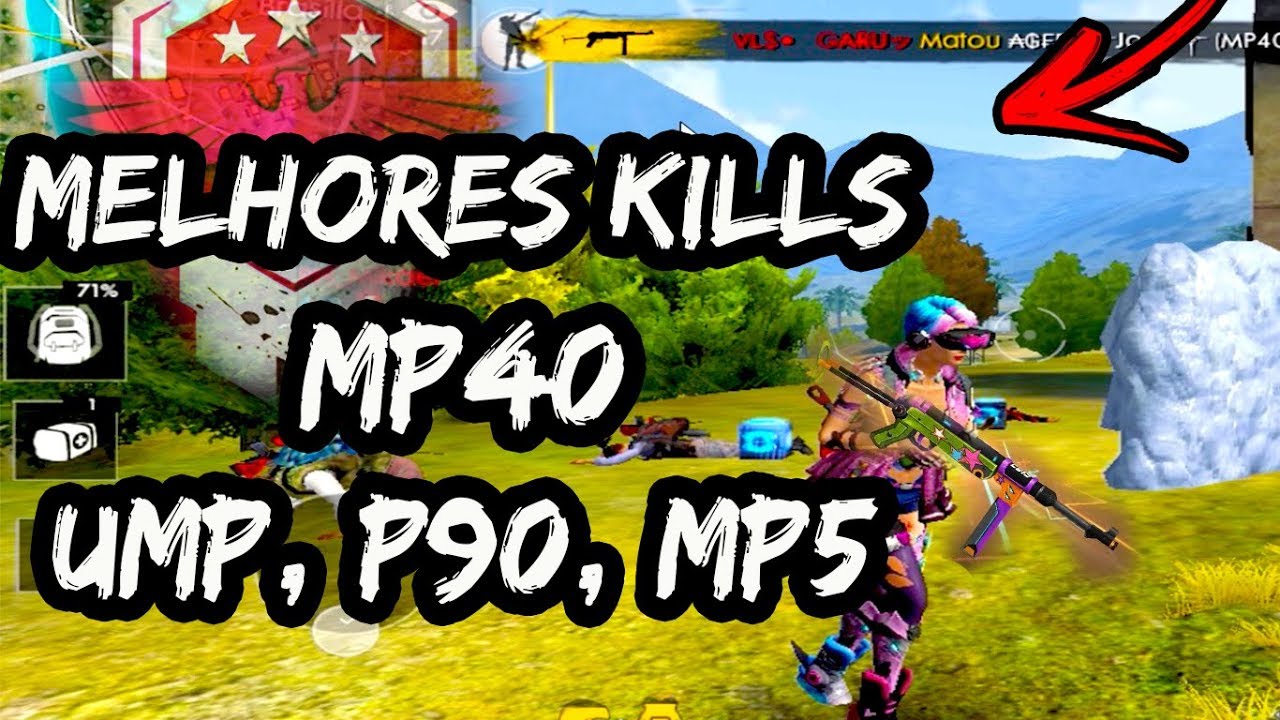 MELHORES RUSH DE 2019 SMG's! MP40! P90! UMP! MP5! - FREE FIRE