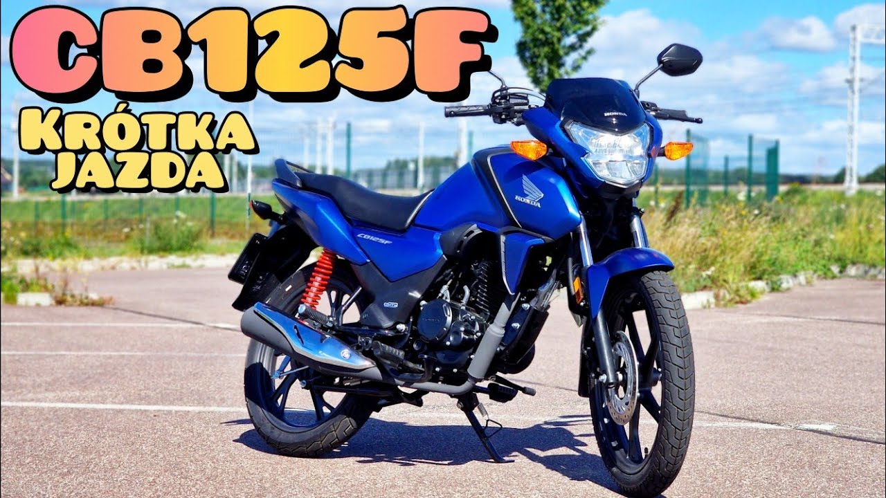 Honda CB125F 2024 - krótka jazda i tankowanie