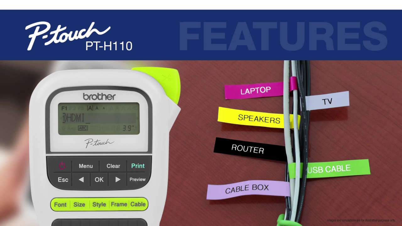 Easy, Portable Label Maker | Brother PT-H110