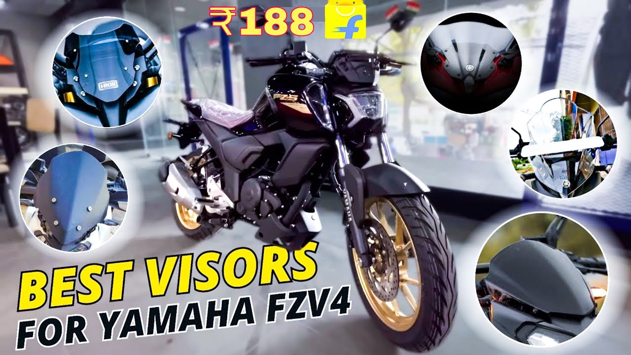Yamaha FZS Modification Visor For / FZ-S v.2 / v.3/ v.4 Deluxe / Easy install Visor