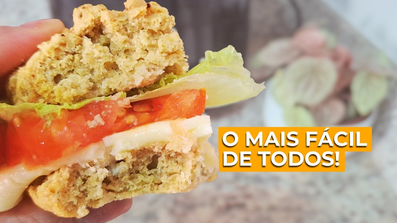 Pão de Aveia Rápido É POSSÍVEL com 3 Ingredientes na Airfryer!