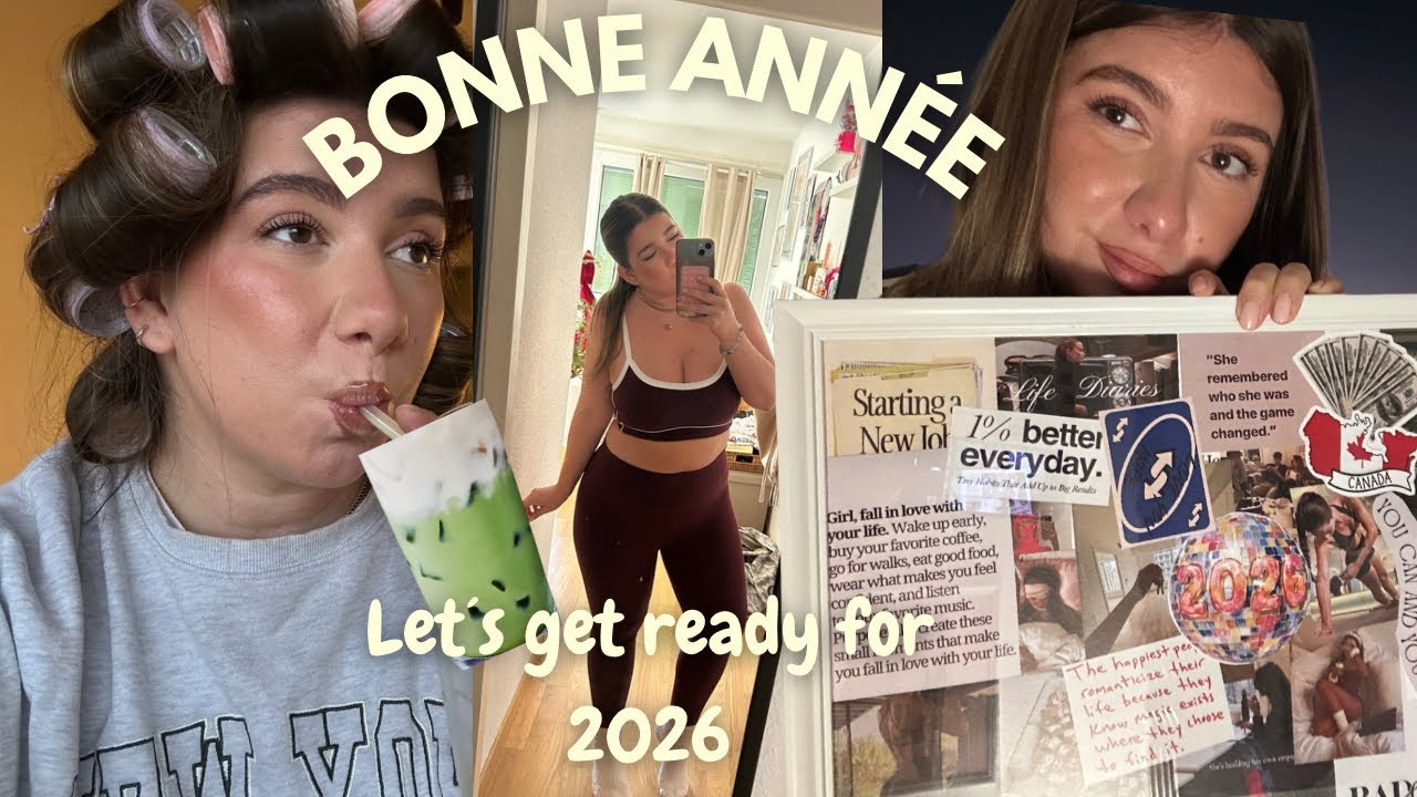 NEW YEAR’S RESET : January reset, comment s￼￼’organiser,astuces et vision board) 🎆🎨