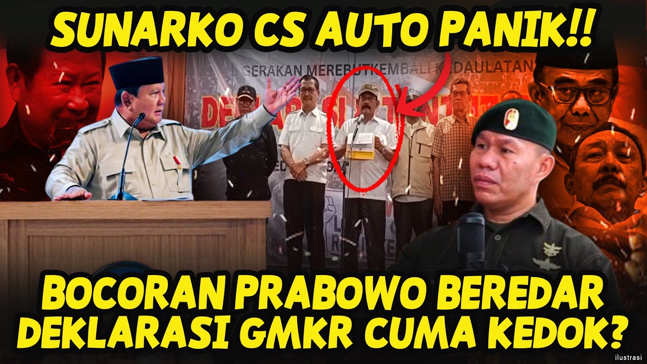 MENGGETARKAN‼️BOCORAN PRABOWO “SKAND4L” JENRAL BEREDAR—GERAKAN SOENARKO CS CUMA KEDOK?!