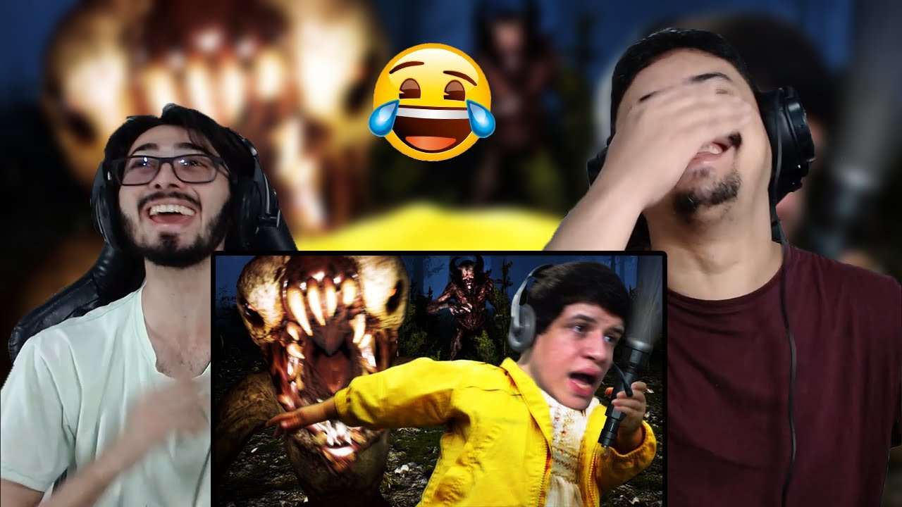 REACT TO THE MONSTER COMING! - Raw Footage | Games EduUu