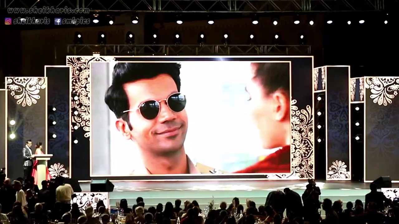 Nora Fatehi and Rajkumar Rao dance on #kamaria  in Filmfare Middle East | Muscat, Oman | 2019