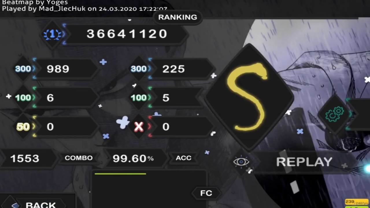 [Osu!] Shindehai - ONE-PUNCH MAN FOREVER[estellia's X-Class] 99.60% S