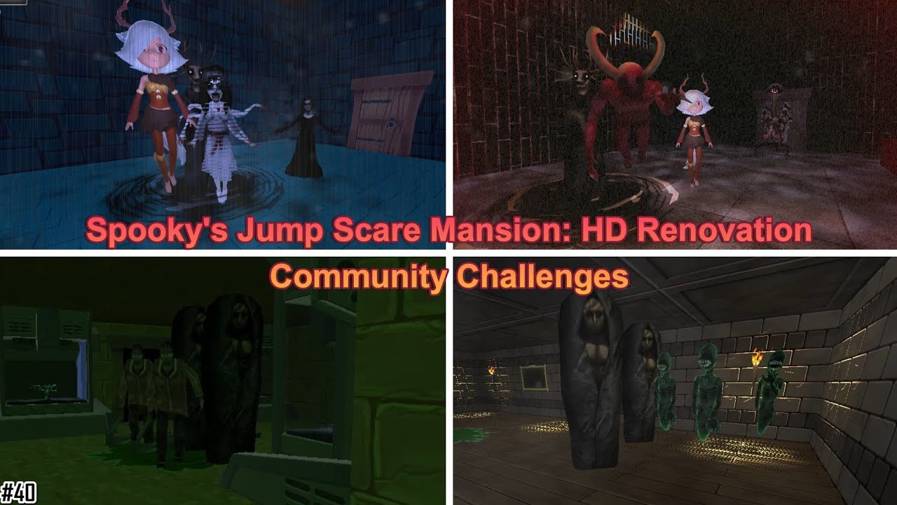 INTENSE COMBOS - Spooky's Jump Scare Mansion: HD Renovation - Community Challenges #40
