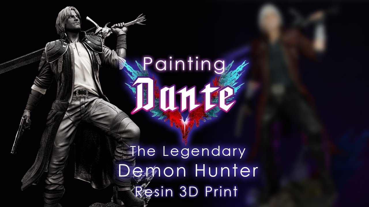 Let's Paint Dante - The Legendary Demon Hunter! 😈🍕 From DMC5 (and not 💀 in the Process)