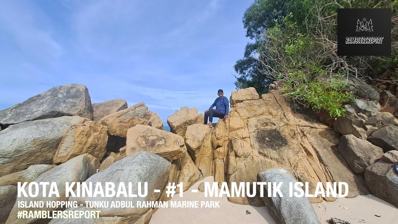 'Borneo Backpacking' - Kota Kinabalu - Mamutik Island.- Island Hopping