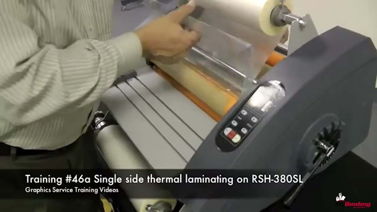 Royal Sovereign RSH 380SL 15 Inch Roll Laminator with De Curler Demo Video