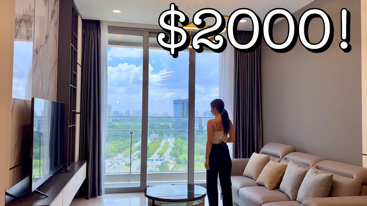 48,000,000 VND ($2000) Per Month Luxury Sky View Condo in Saigon, Vietnam