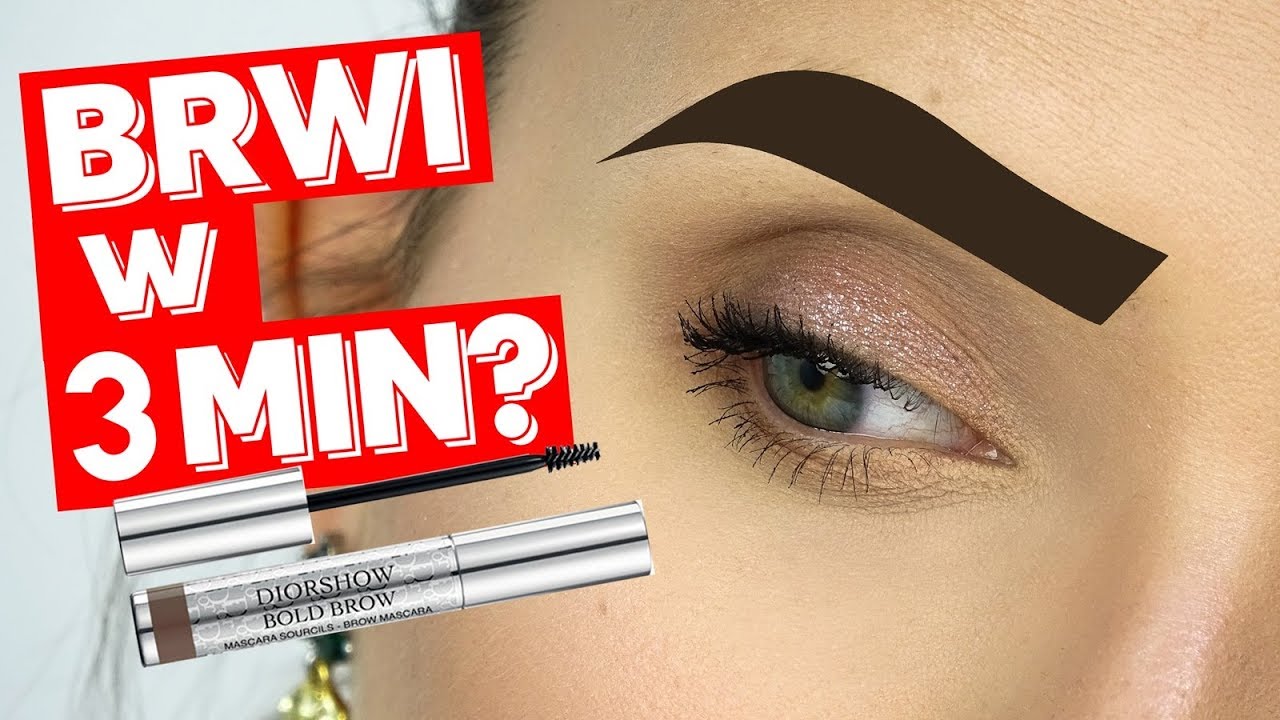 Brwi z Diorem w 3min? 🔎🔎🔎LIVE TEST Dior Diorshow Bold Brow [4K]