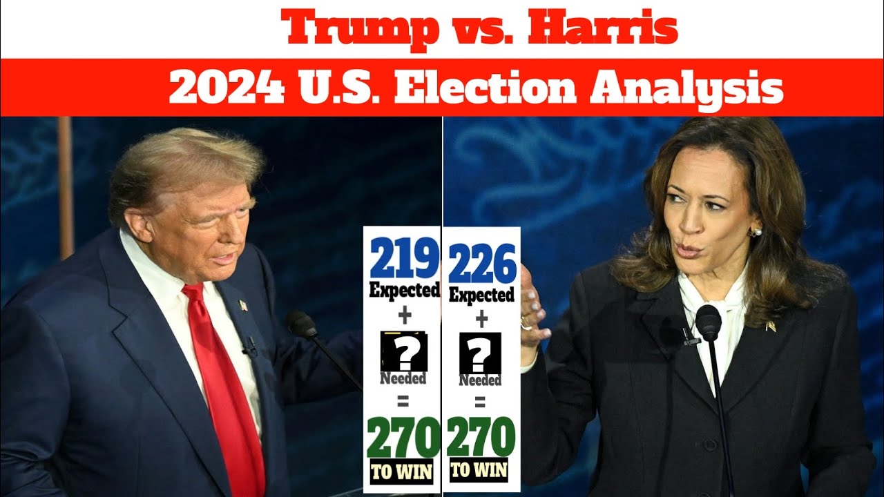 Trump vs Harris | Paths to Presidential Victory Explained | 2024 U.S. Election Analysis