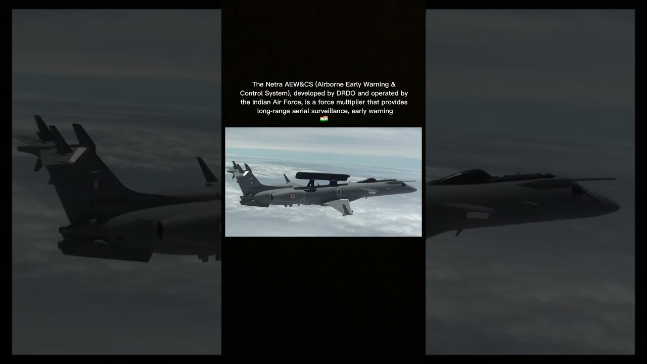 IAF Netra AEW&CS | DRDO&rsquo;s Eye in the Sky | IAF #youtubeshorts #indian #indianarmy #army #aviation