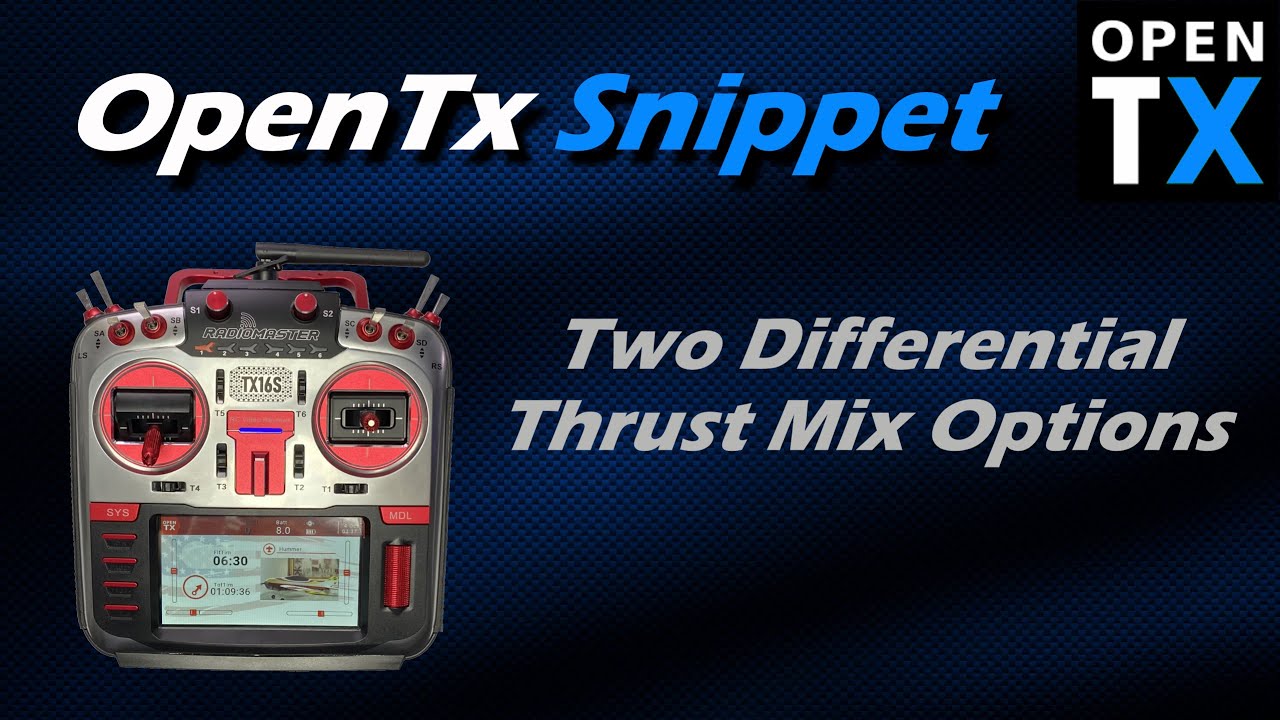 OpenTx Snippet • How-to Setup Differential Thrust