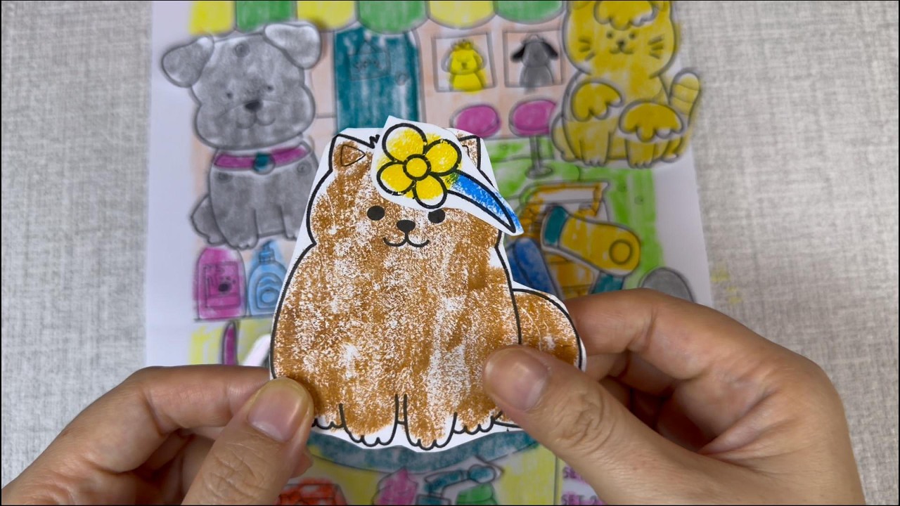 🎀paperdiy🎀 Mini Cat Dog Spa Shop ASMR 미니 펫 스파 가게