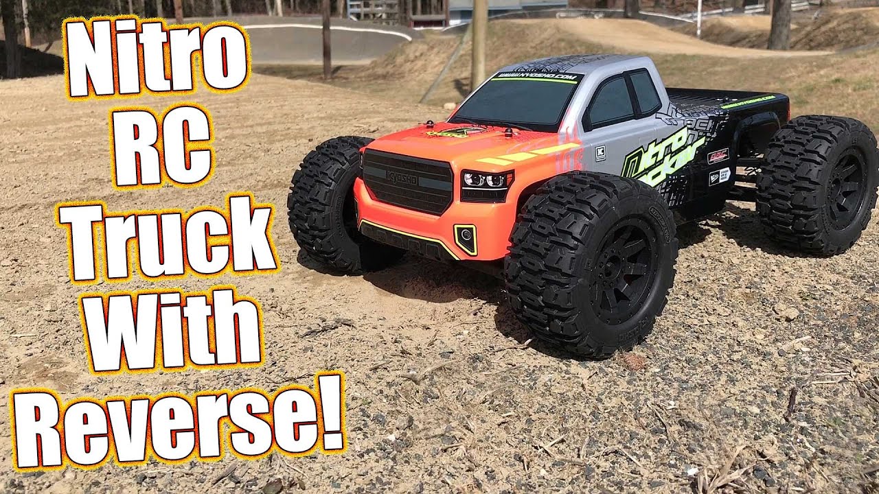 Nitro Powered 4wd RC Truck With 2-Speed & Reverse! Kyosho Nitro Tracker Readyset Review | RC Driver