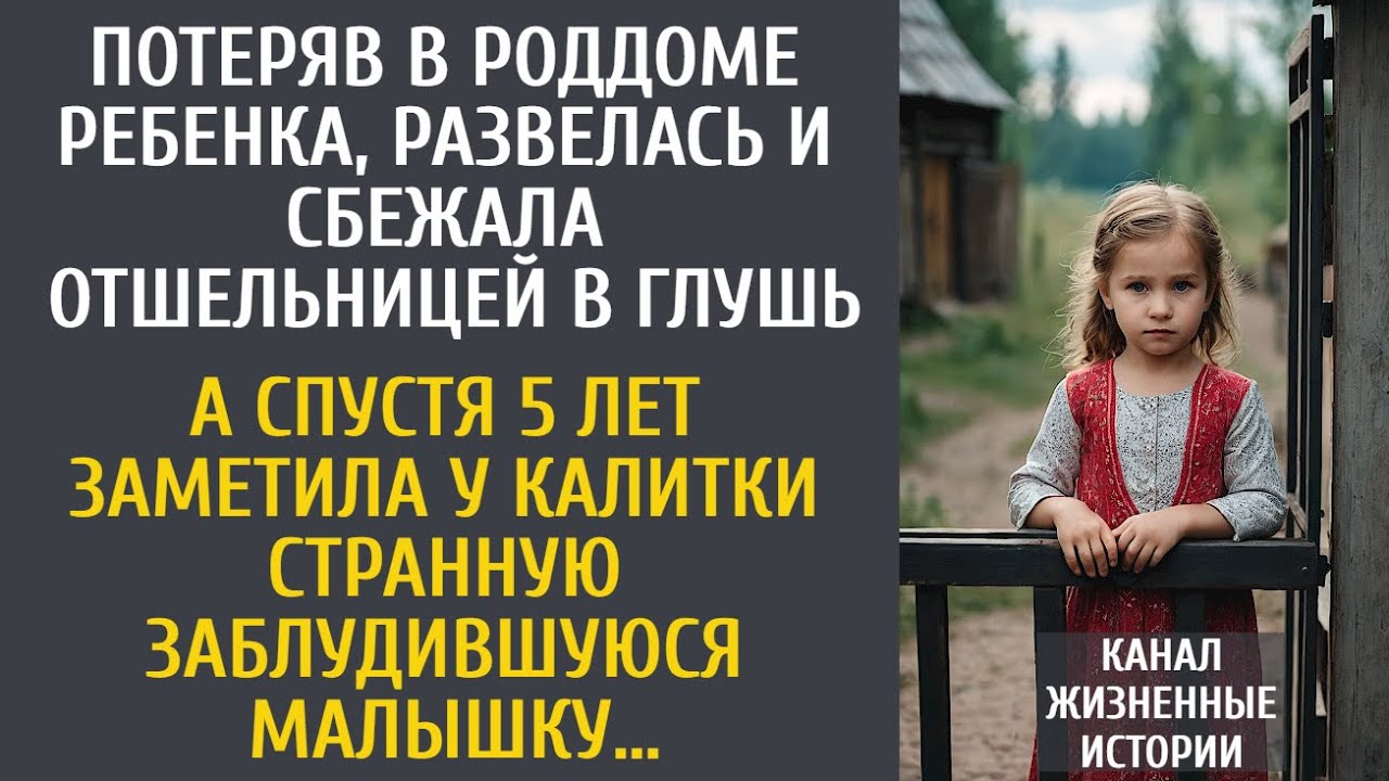 Потеряв в роддоме ребенка, сбежала отшельницей… А спустя 5 лет у калитки увидела странную малышку…