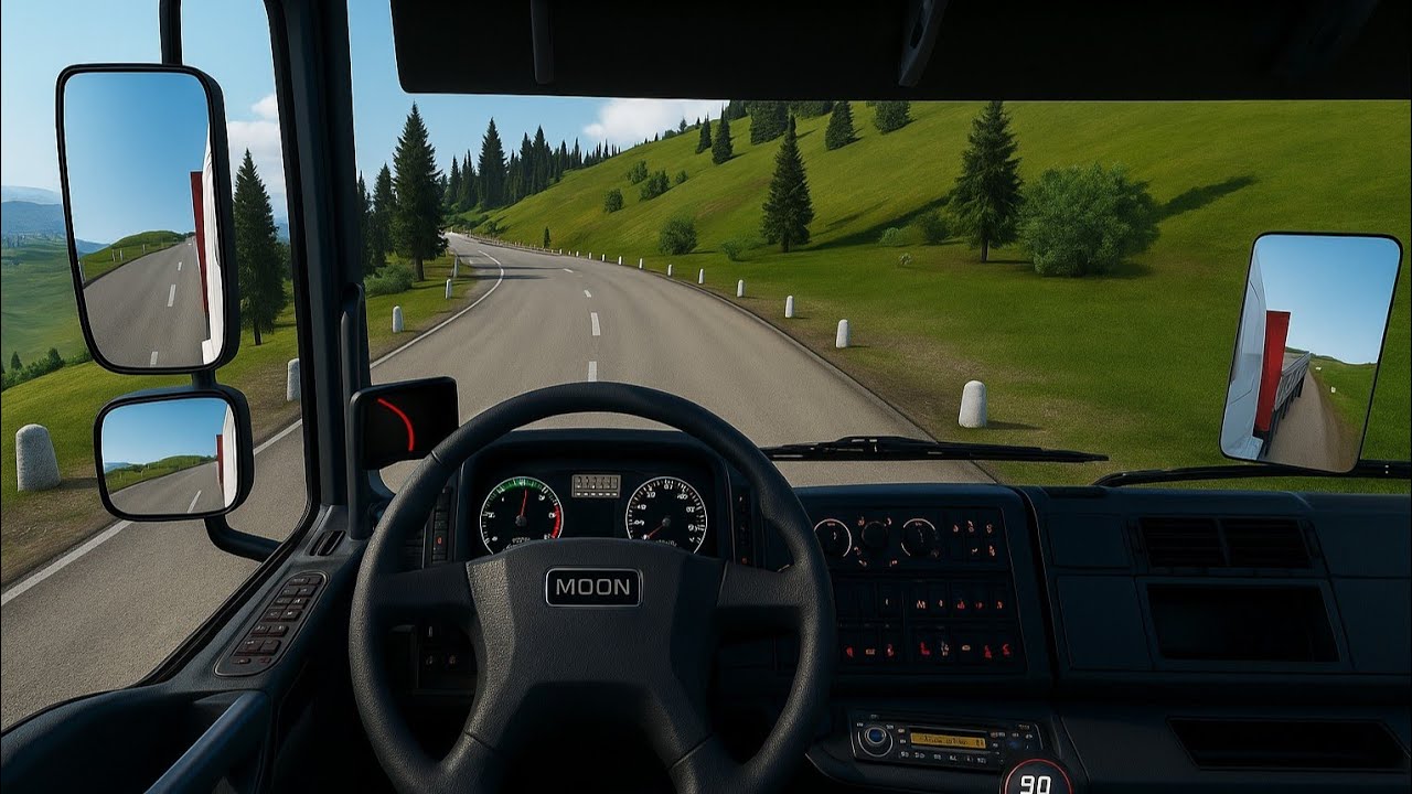 Beautiful Mountain Roads  | Ultra Realistic Truck Driving Gameplay | 4K Graphics | Truck of Europe 3