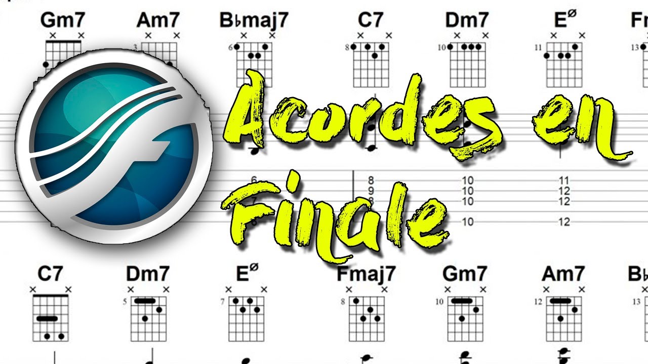 Cifrados de Acordes (Finale 2014 Sesión 10)