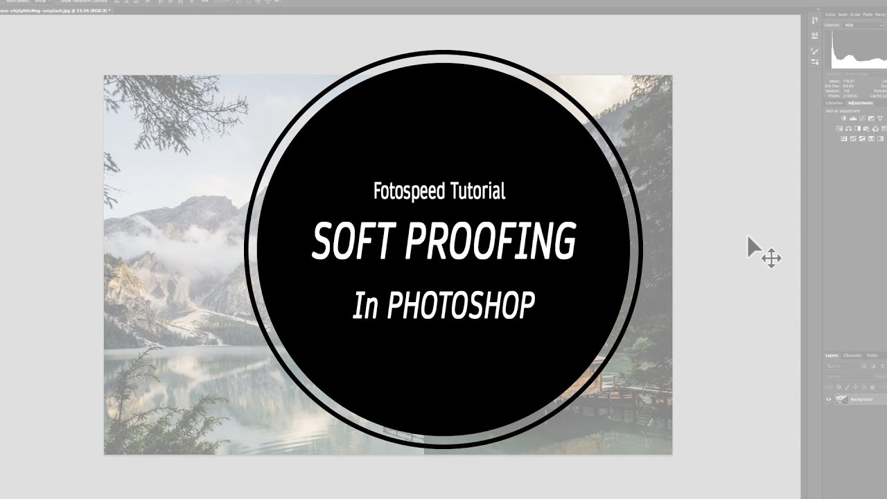 Мягкая цветопроба в Photoshop // Учебное пособие Fotospeed
