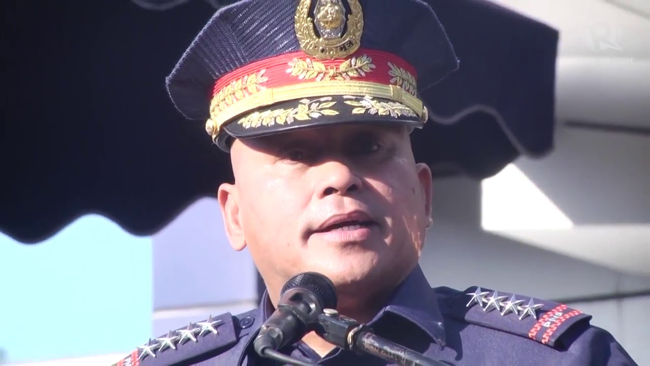 Dela Rosa cries in goodbye message to PNP