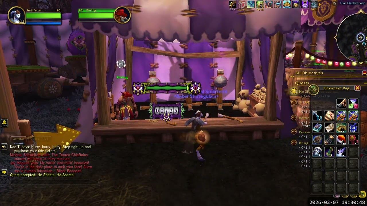 Midnight Pre-Patch Adventures Part 018 and Feb 2026 Darkmoon Faire