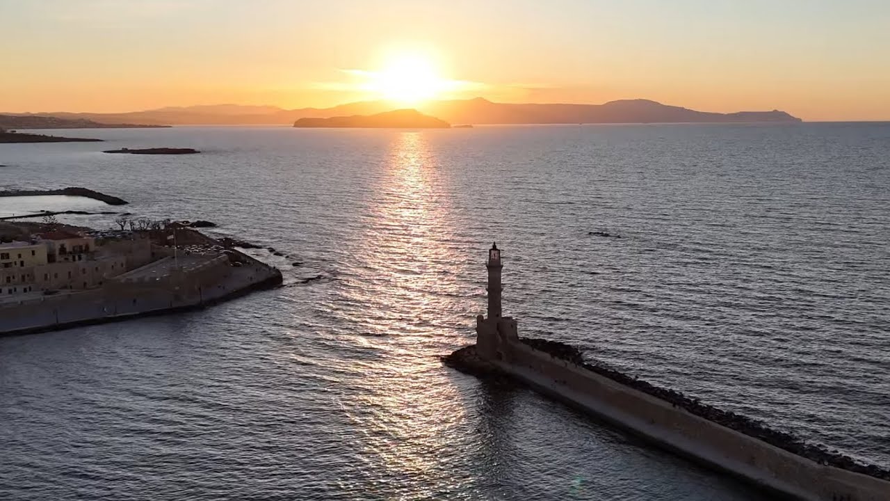 ΧΑΝΙΑ ΚΡΗΤΗ - ΕΝΕΤΙΚΟ ΛΙΜΑΝΙ (4Κ) - Hania Crete Venetian port (4Κ) April 2024