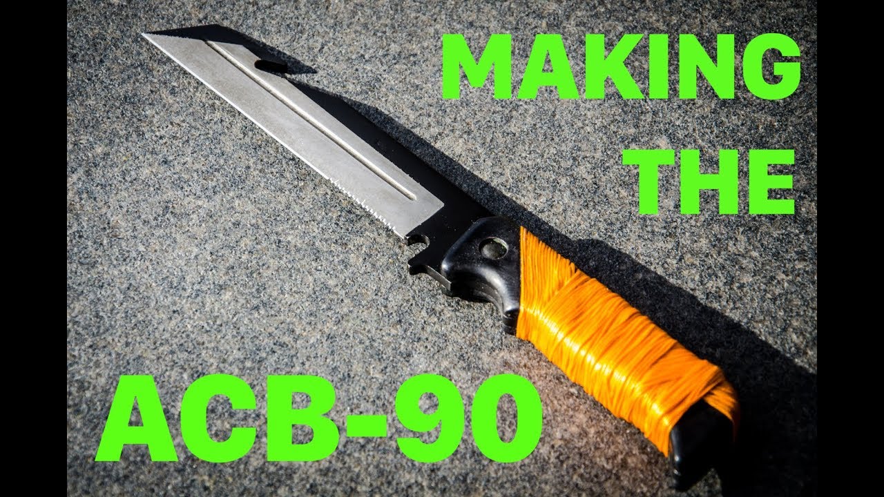 Making a REAL ACB-90 KNIFE from BATTLEFIELD 4 Part 2