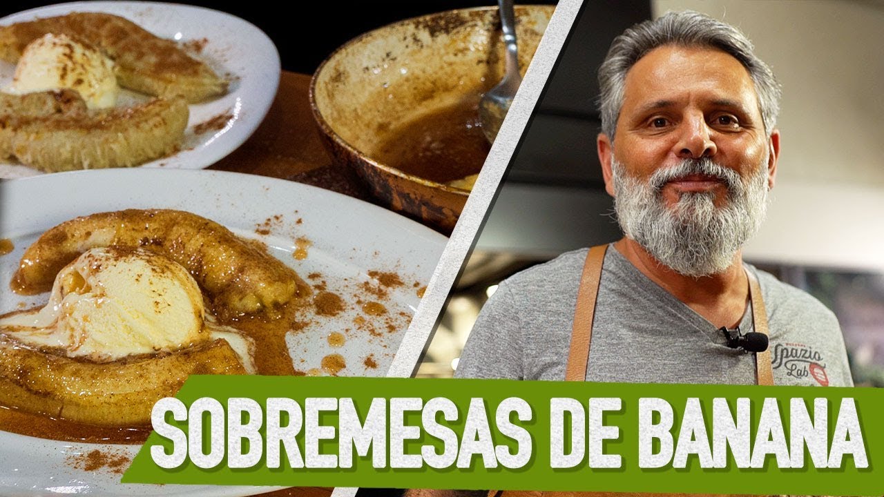 Faz na Evol: Sobremesas de banana na churrasqueira
