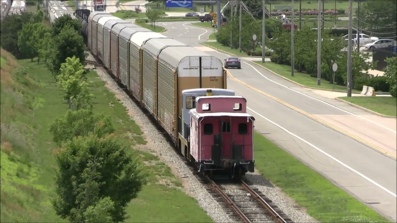 Caboose on back of freight train! -  Seaview Railroad - 7/9/2024
