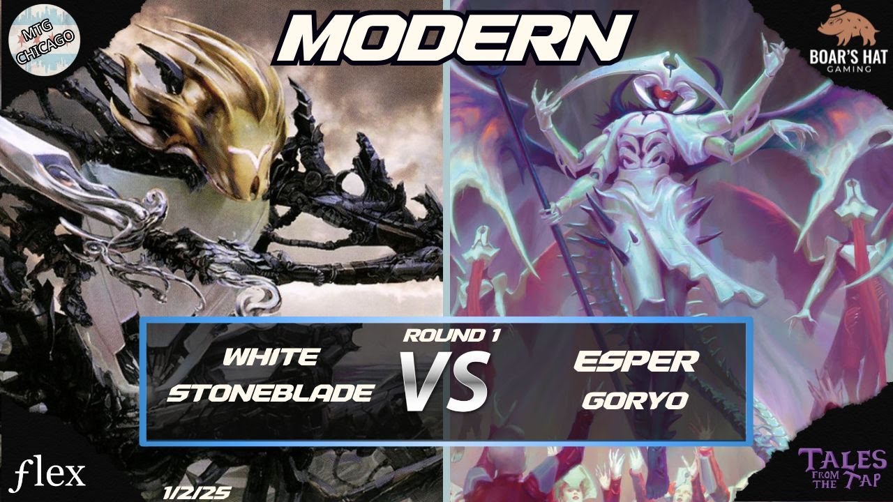 Mono White StoneBlade Vs Esper Goryo [MTG Modern Round 1]