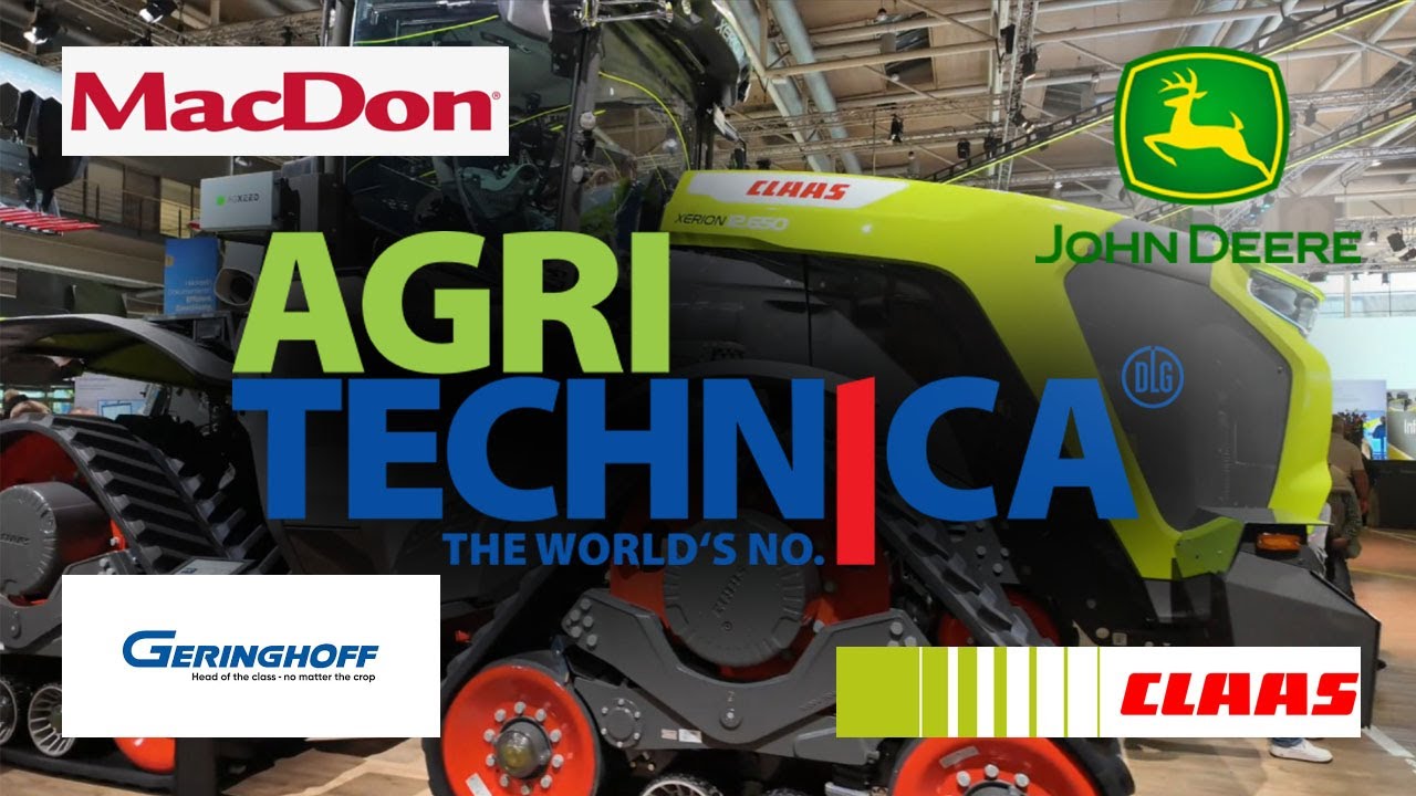 Agritechnica -John Deere, Macdon, Geringhoff and Claas