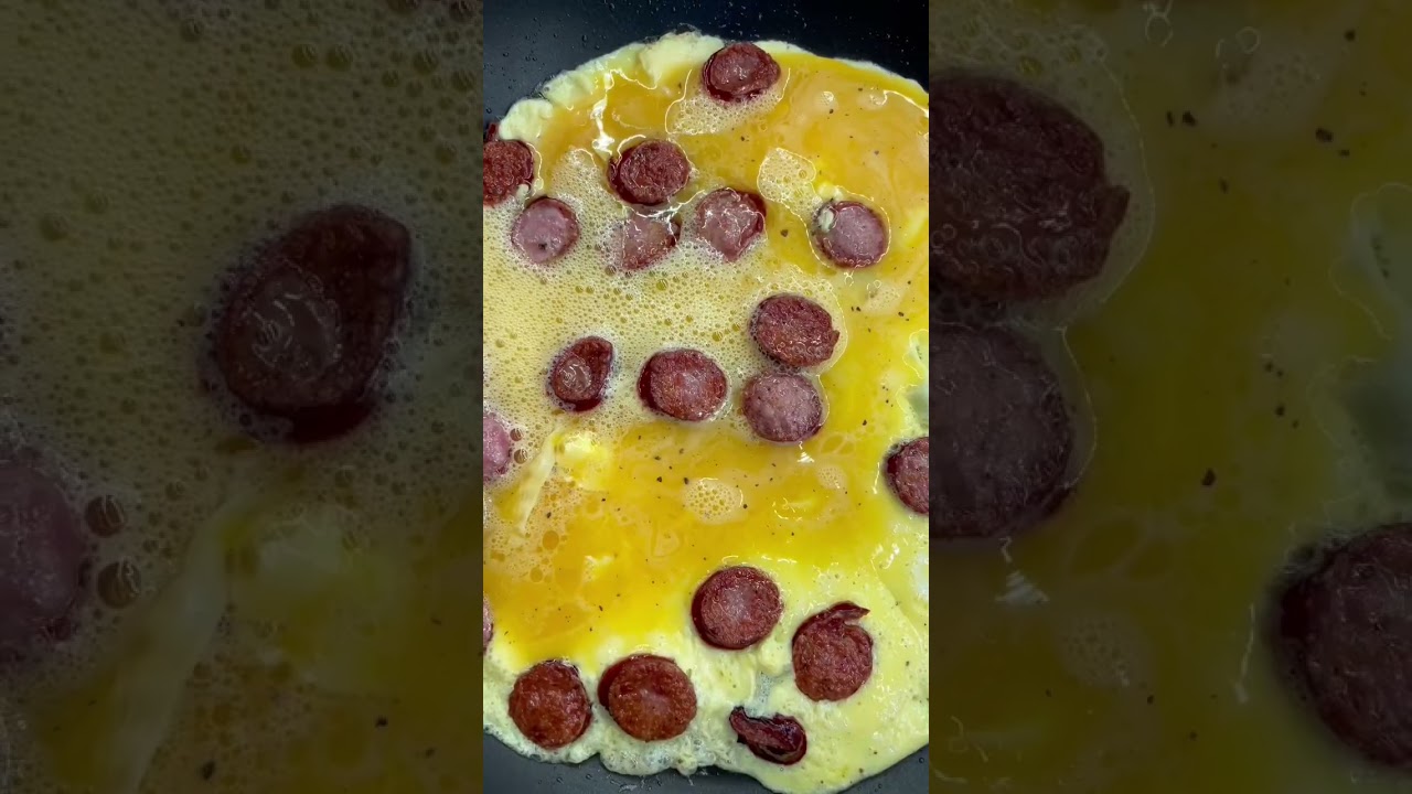 Sausage omelette