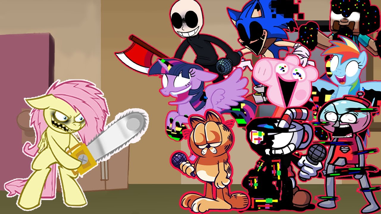 FNF - Shed But All Pibby Characters Sings It 🎤 (Every Turn a Different Character Sings)