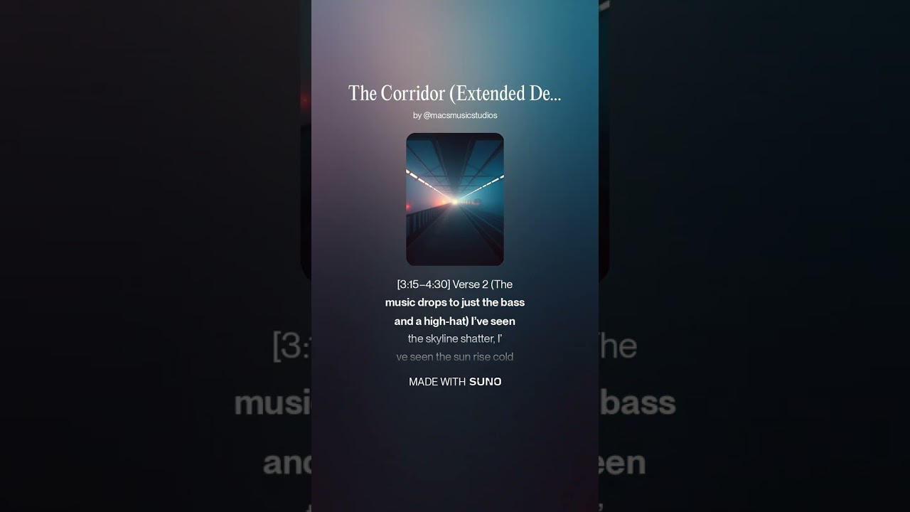 The Corridor Extended Deep House   Melodic Techno